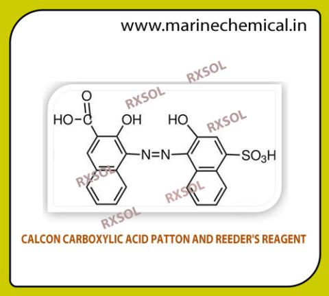 CALCON CARBOXYLIC ACID PATTON AND REEDER'S REAGENT
